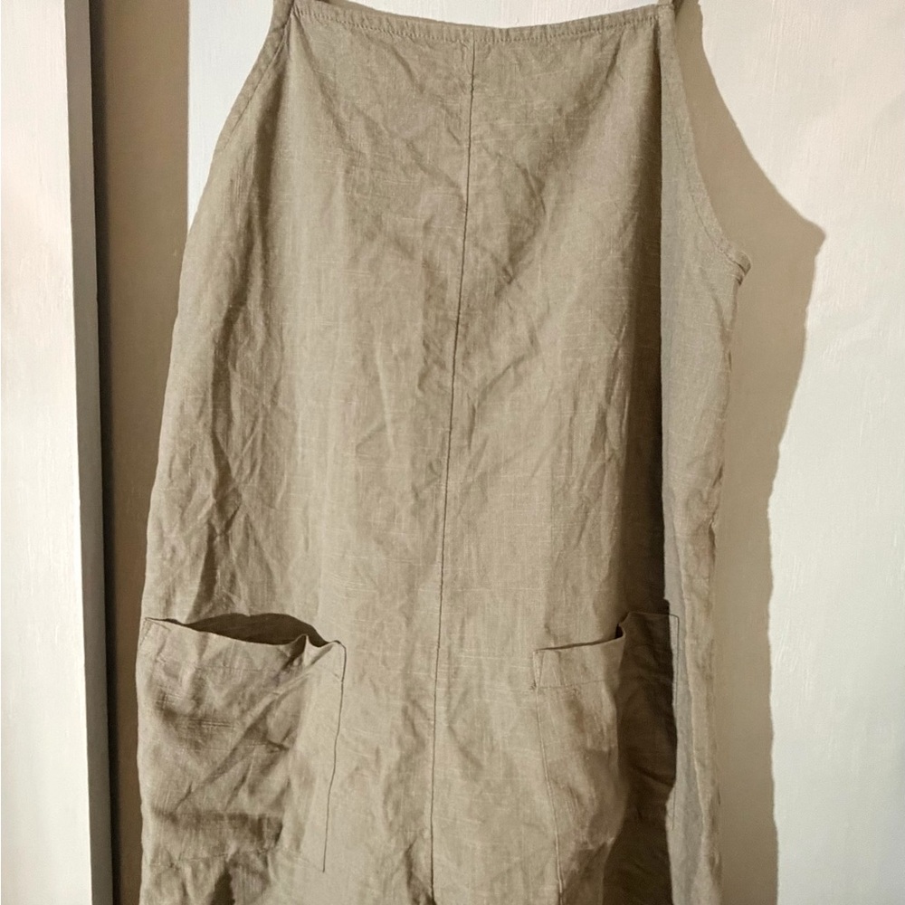 Roxy - Linen Romper with Pockets